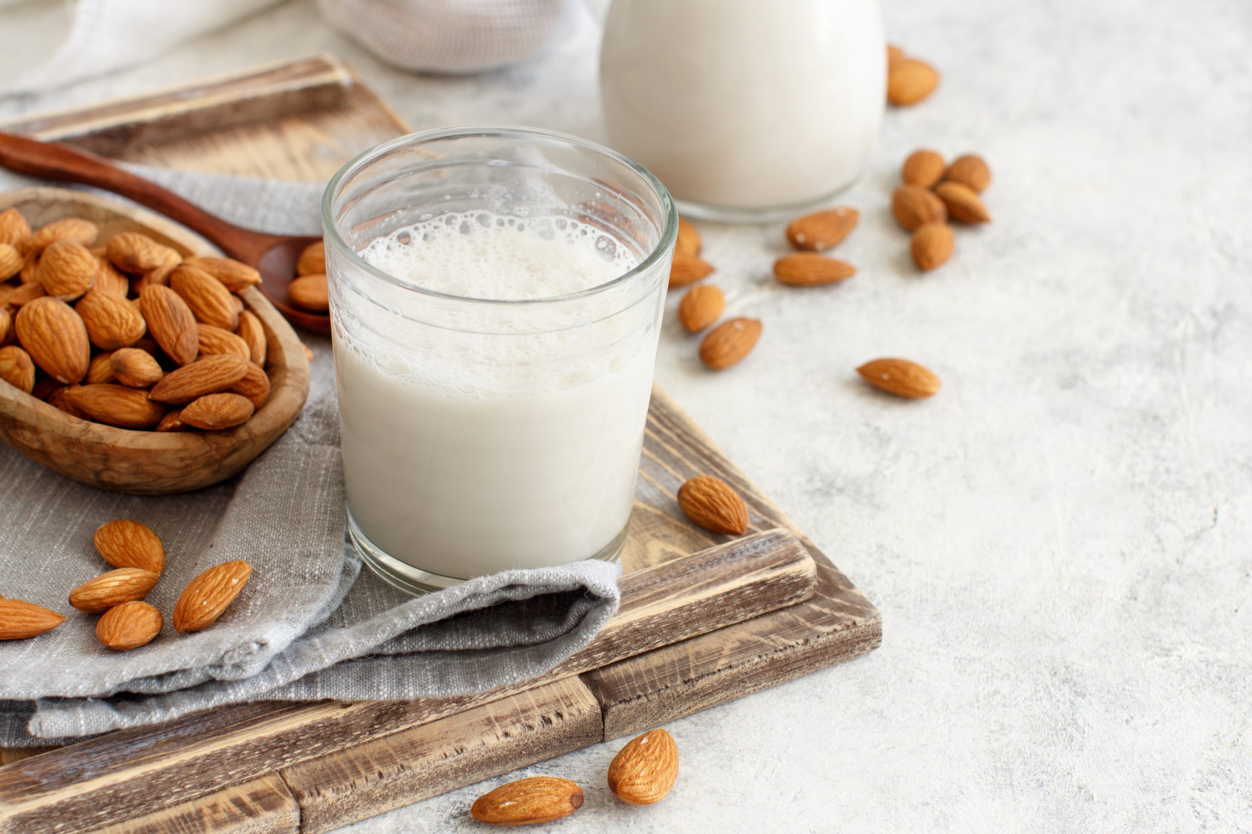 homemade almond milk